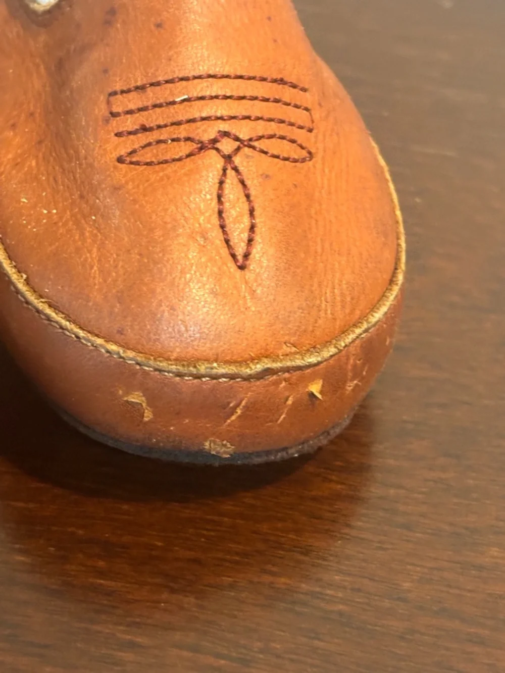 John Deere Baby Two-Tone Brown and White Western Boots